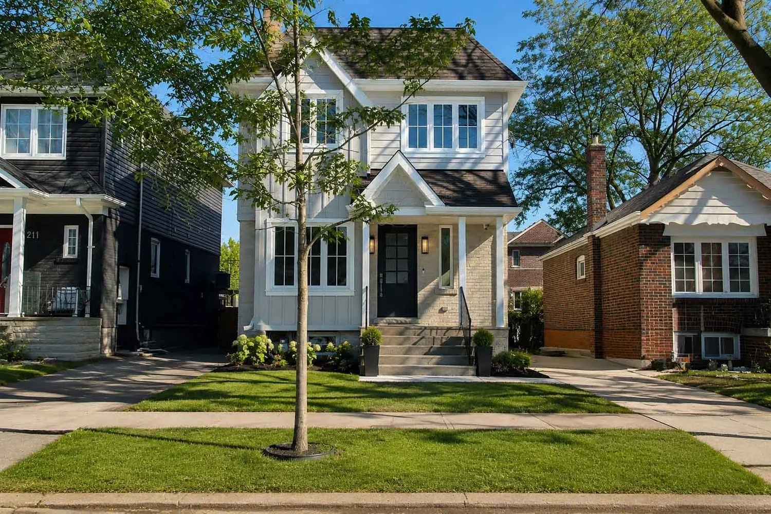 Completed second storey addition in Alderwood