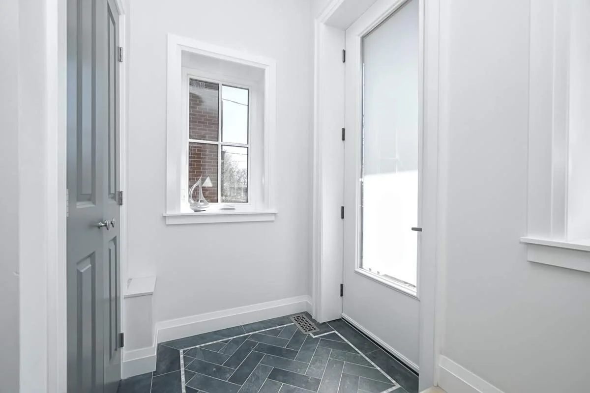 Completed second storey addition in New Toronto