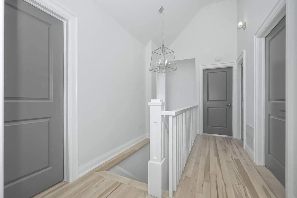 Completed second storey addition in New Toronto