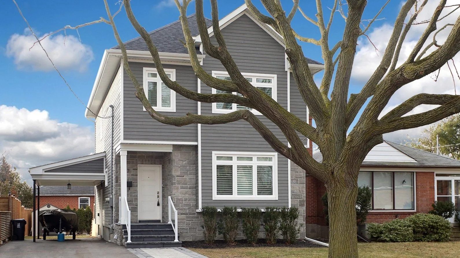 After the renovation, Classic Cape Cod project